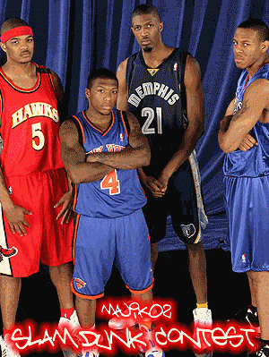 concour de dunk au all start game 2006